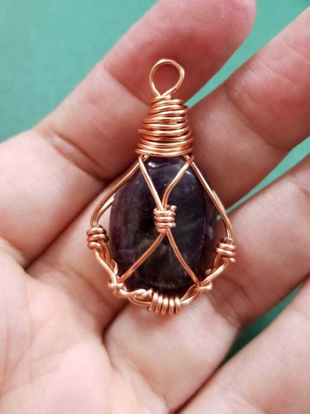 How To Wire Wrap Stones Without Holes Moms And Crafters