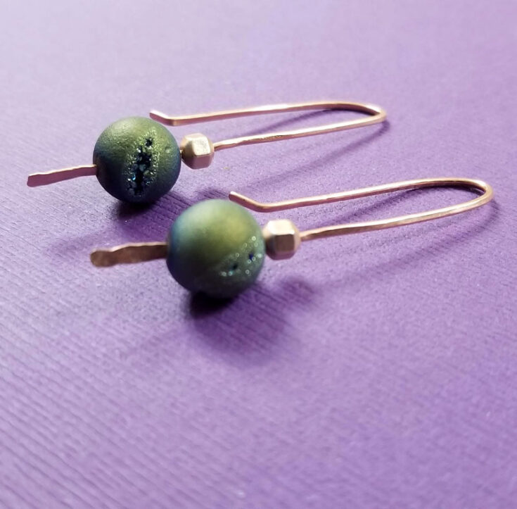 Diy Metal Earrings Metal Stick Earrings Moms And Crafters