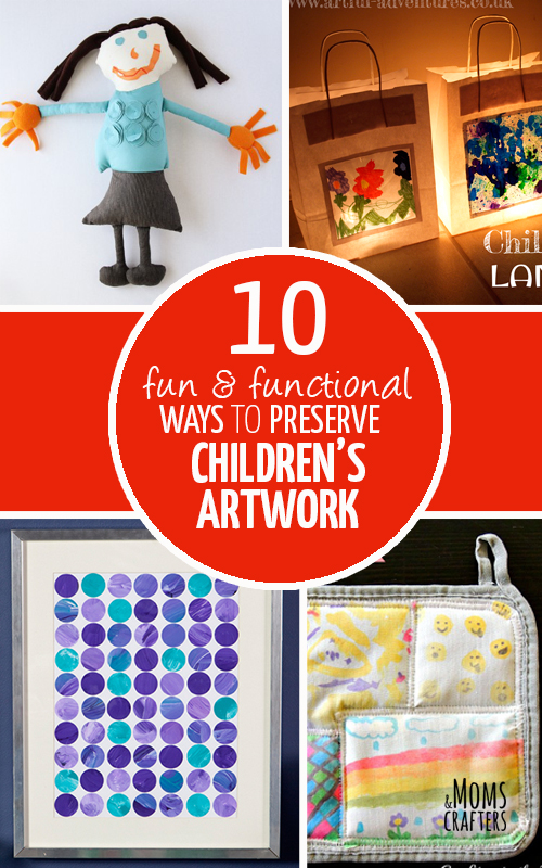 5 Ways to Save and Display Your Kid's Art