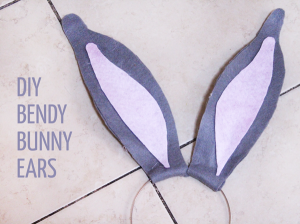 DIY Bendy Bunny Ears Headband Craft * Moms and Crafters