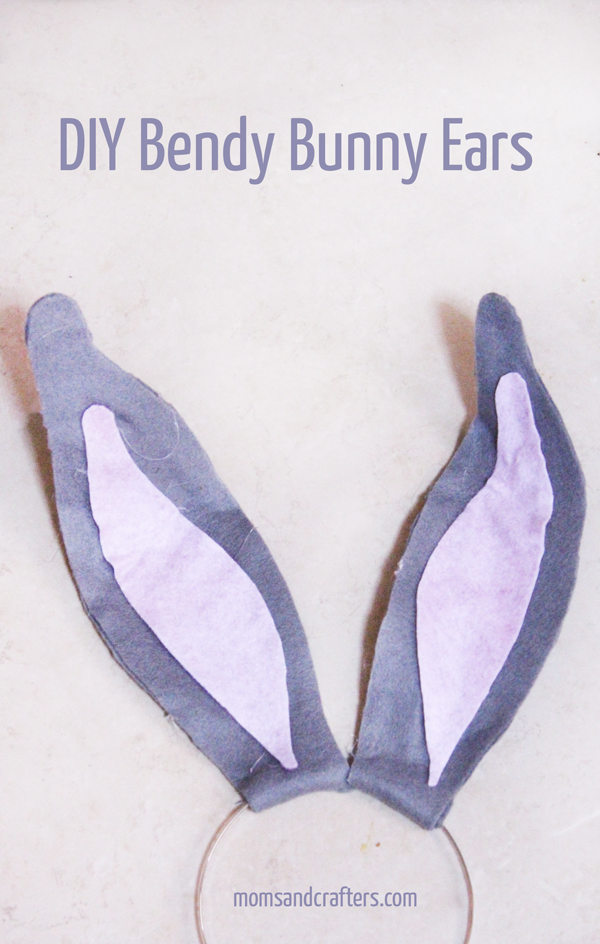 DIY Bendy Bunny Ears Headband Craft * Moms and Crafters