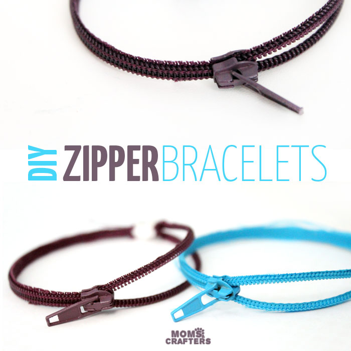 Zipper Bracelets - A Fun Craft For Tween and Teen Girls - Grandma