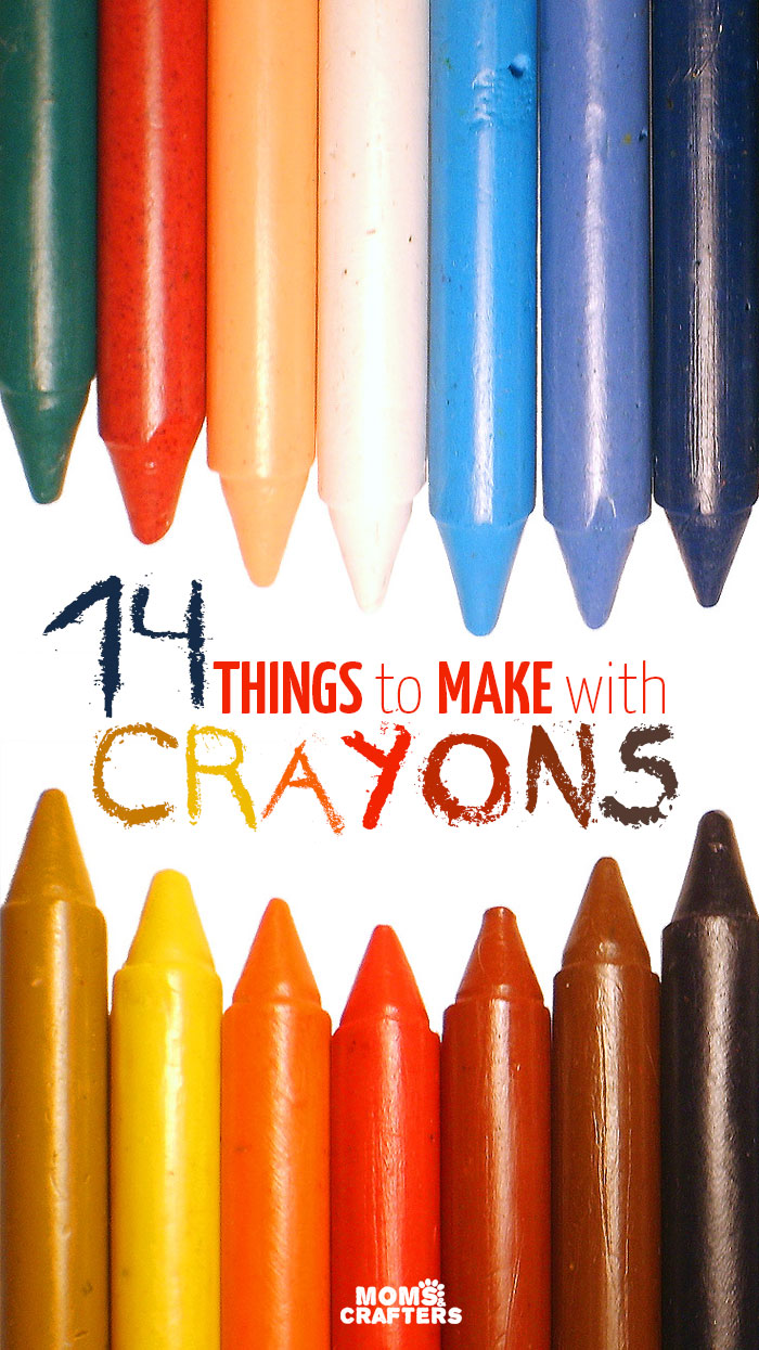 14 Things to Make with Crayons * Moms and Crafters