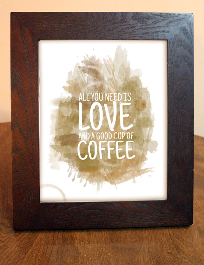 iCoffee Opus Review + free printable coffee art