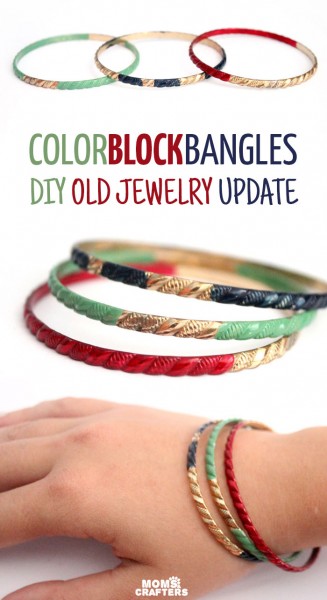 Not Your Ordinary DIY Painted Bangles * Moms and Crafters