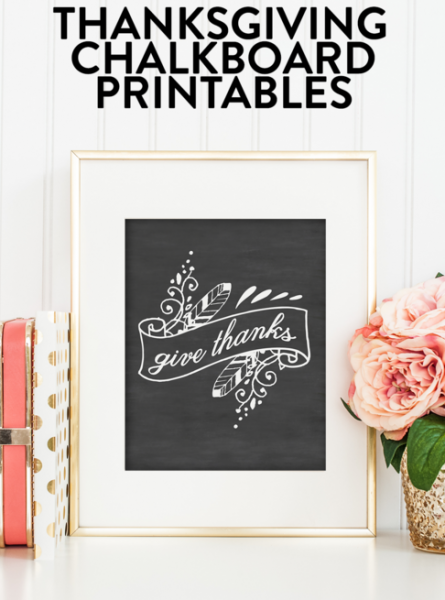 14 Beautiful + Free Thanksgiving Printables * Moms and Crafters