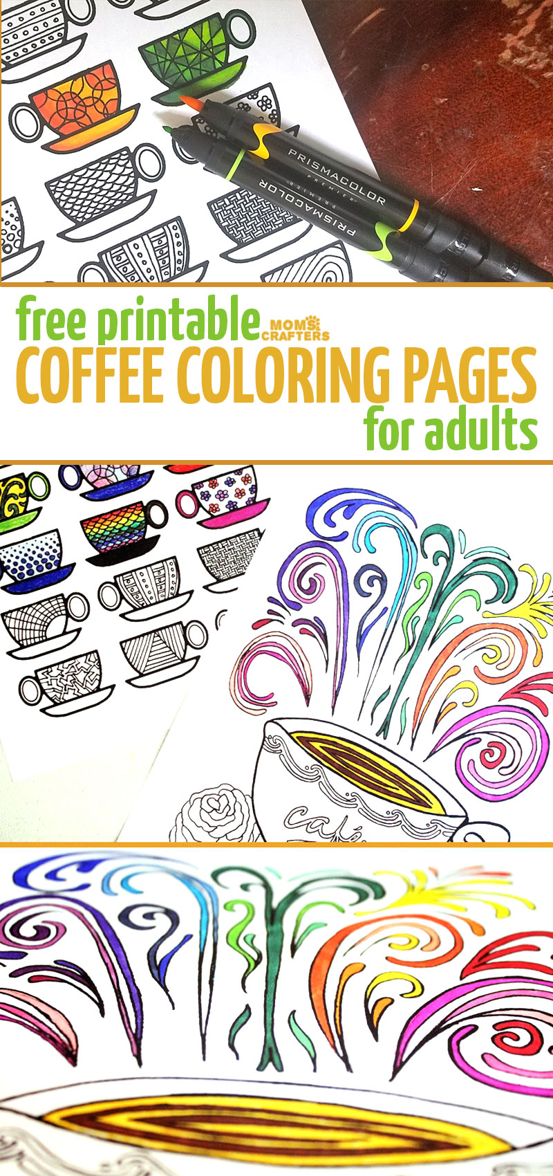 Free Printable Adult Coloring Pages + Tips for Blending Colors