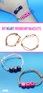 Heart Friendship Bracelets Tutorial * Moms and Crafters