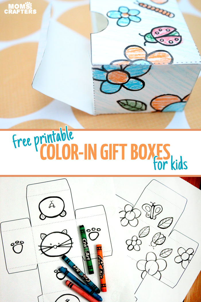 Gift Box Coloring Pages for Kids Graphic by MyCreativeLife