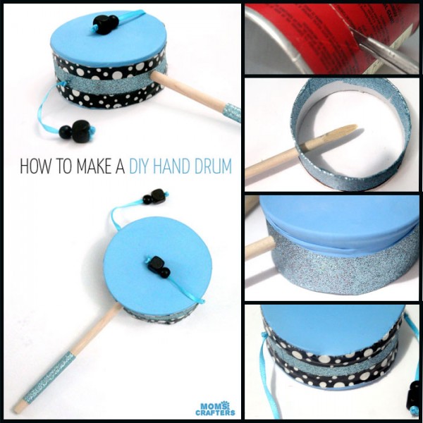 How to make a hand drum * Moms and Crafters