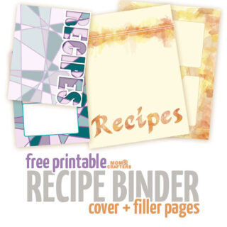 Free Recipe Binder Printables * Moms and Crafters