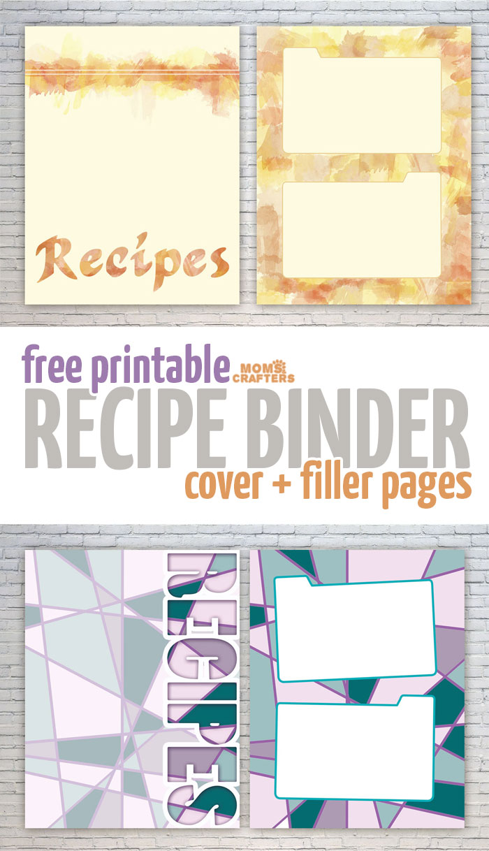 Recipe Binder, Free Printables