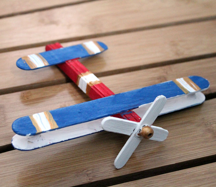 Airplane Craft: make a wooden toy airplane