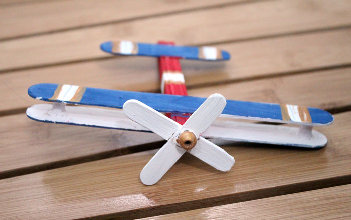 Airplane Craft: make a wooden toy airplane