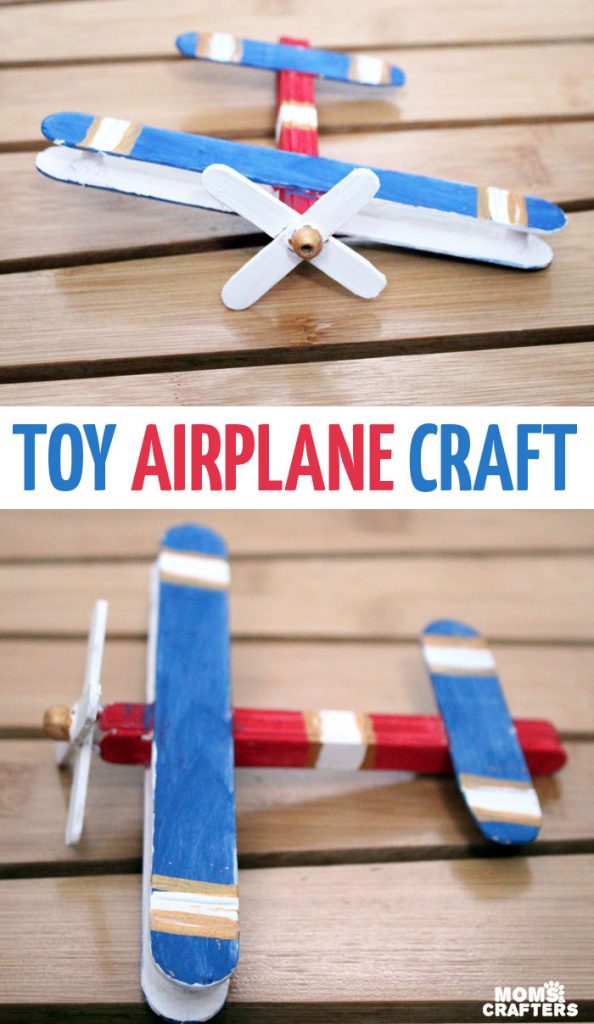 Airplane Craft: make a wooden toy airplane