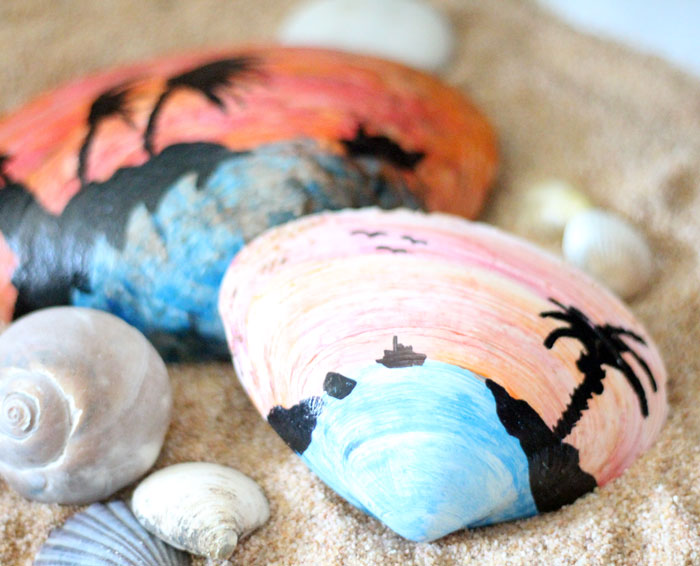 seashell painting ideas
