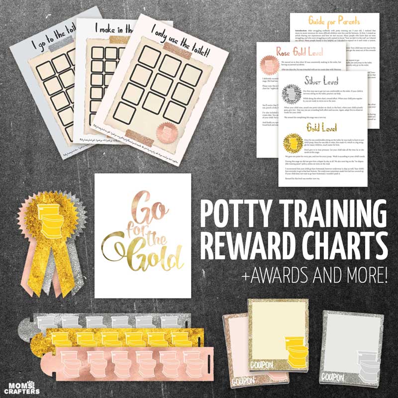Potty Training Chart Printables and Reward Ideas