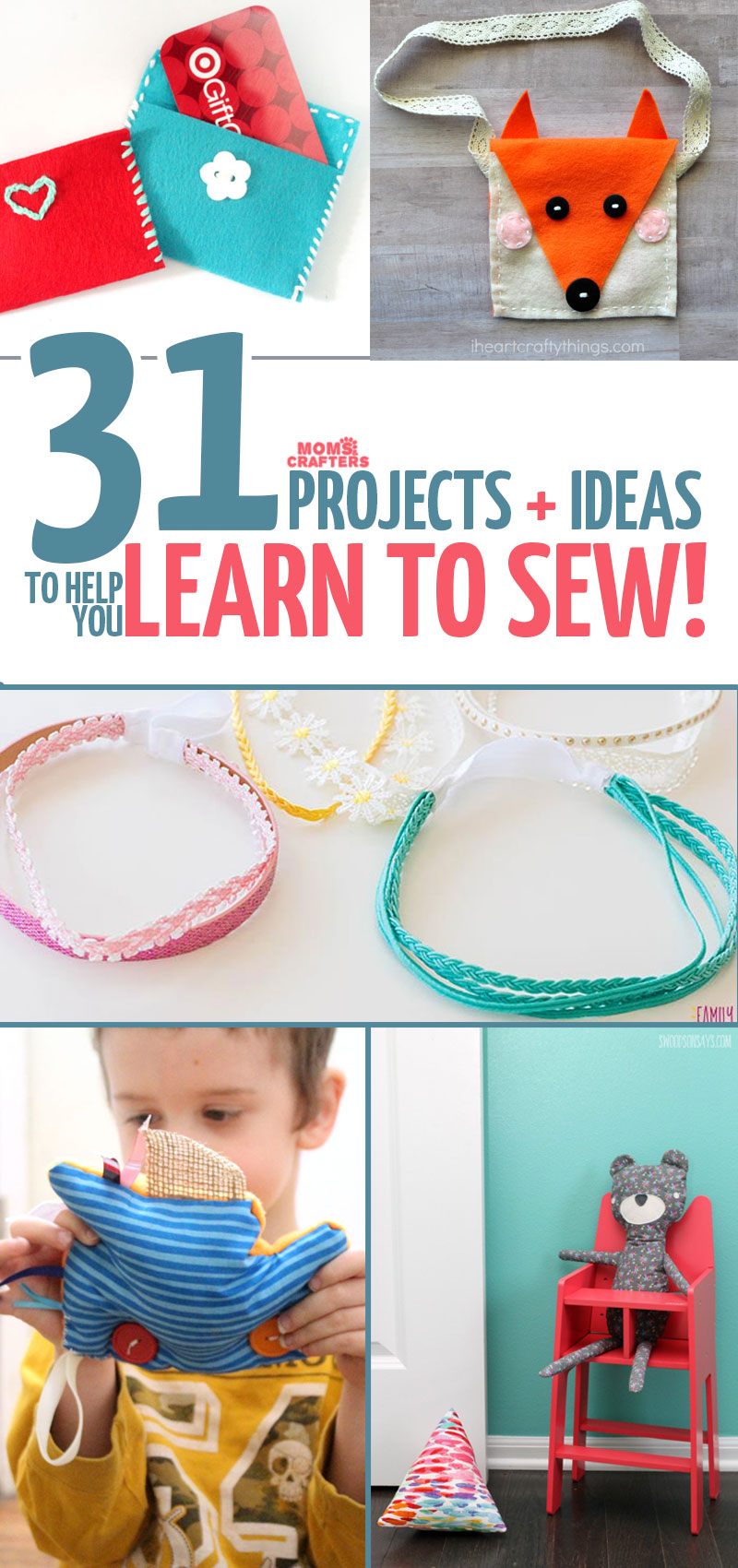 15 Hand Sewing Projects for 10 Year Olds (& Beginners)