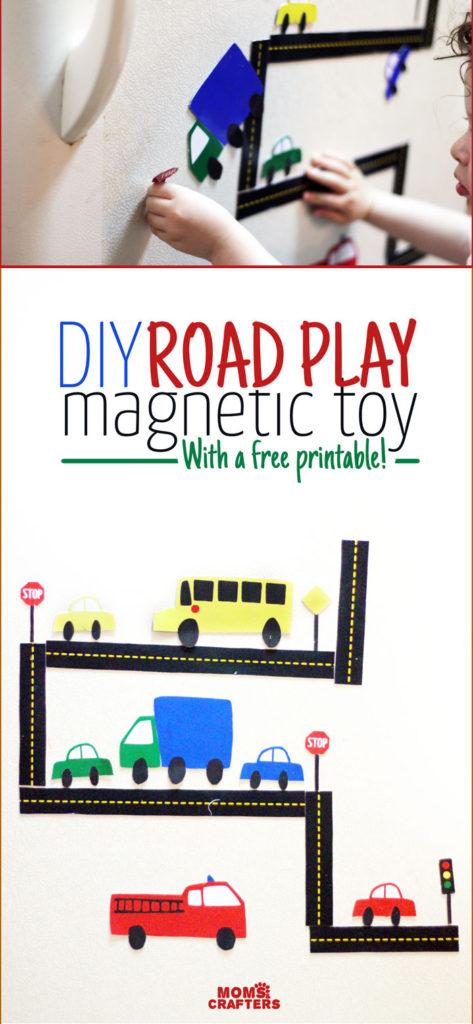 DIY Car Magnets Craft + Free Printable * Moms and Crafters