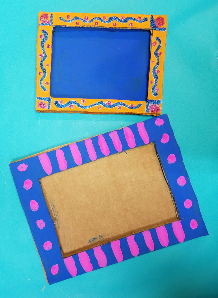 DIY Shadow Box Frame from Cardboard * Moms and Crafters