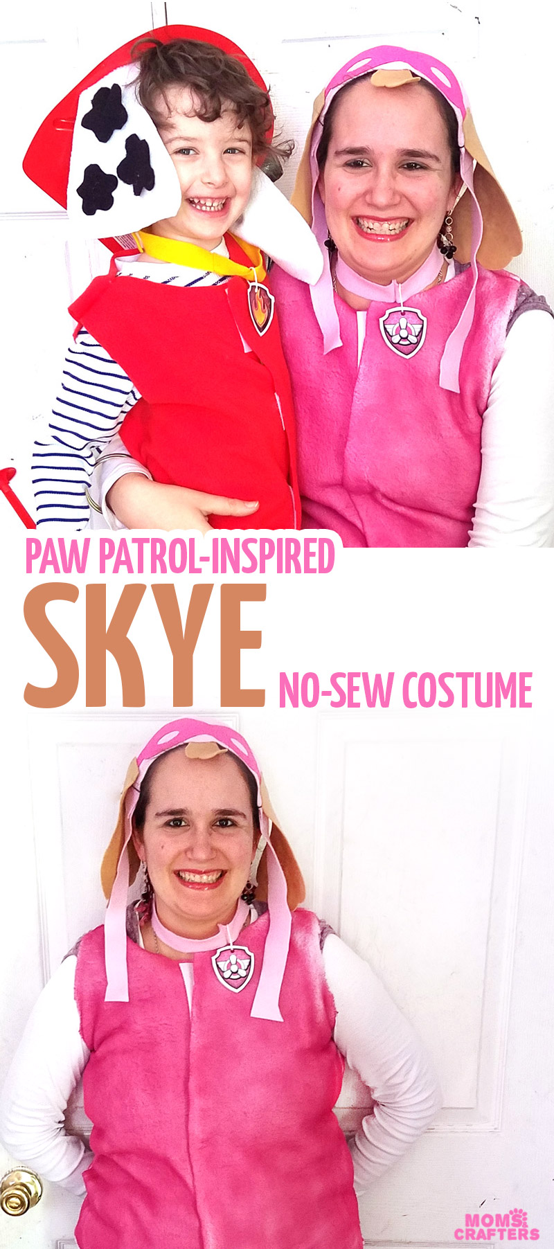 Paw patrol, girl Marshall,  Paw patrol halloween costume, Paw patrol  costume, Skye paw patrol costume