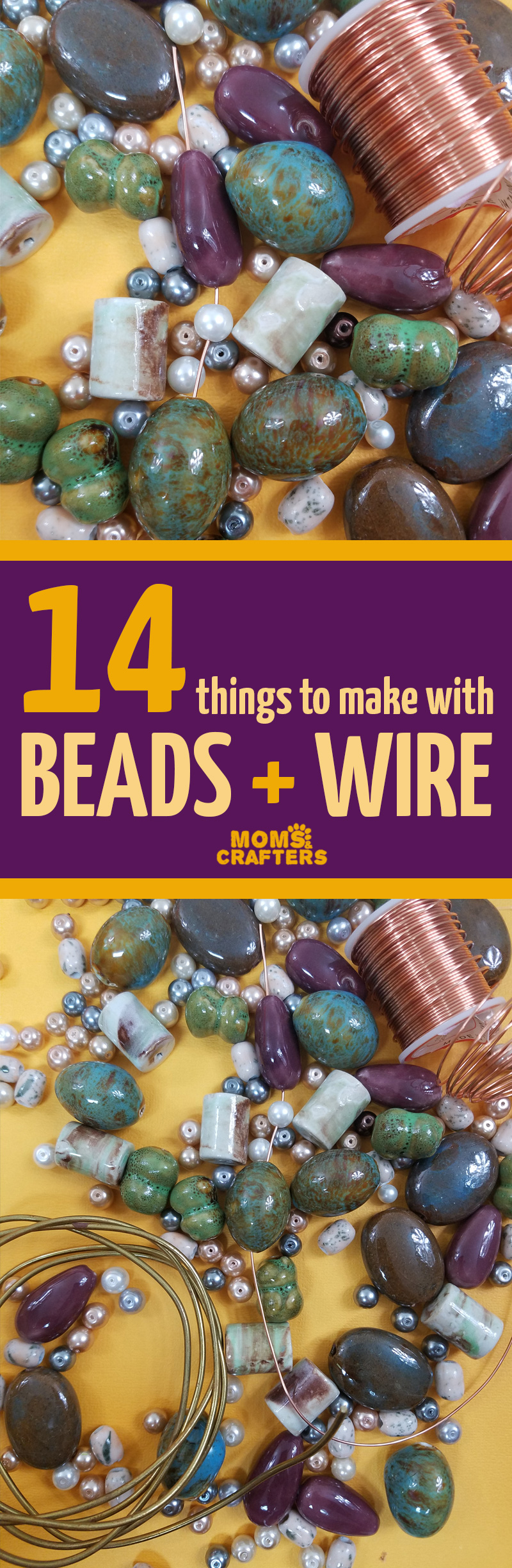 Things to Make with Beads and Wire * Moms and Crafters