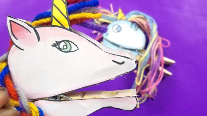 Paper Plate Unicorn Craft For Kids [ Free Template] - Non-Toy