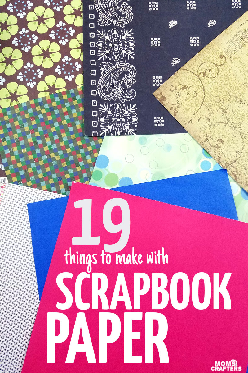 Scrapbook Paper Crafts - 19 Cool things to make with scrapbook paper!