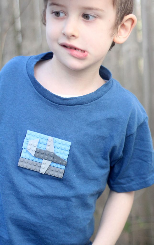 LEGOs T-shirt - Make A Shirt with real LEGO bricks! * Moms and Crafters