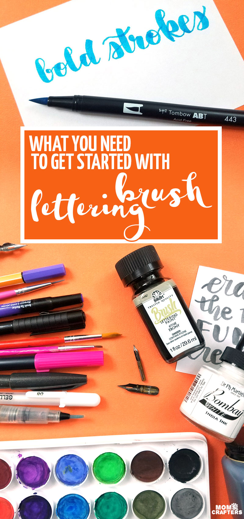 The Absolute 4 Best Hand Lettering Brush Pens for All Beginners!
