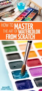 How to Watercolor - a complete guide for beginners * Moms and Crafters