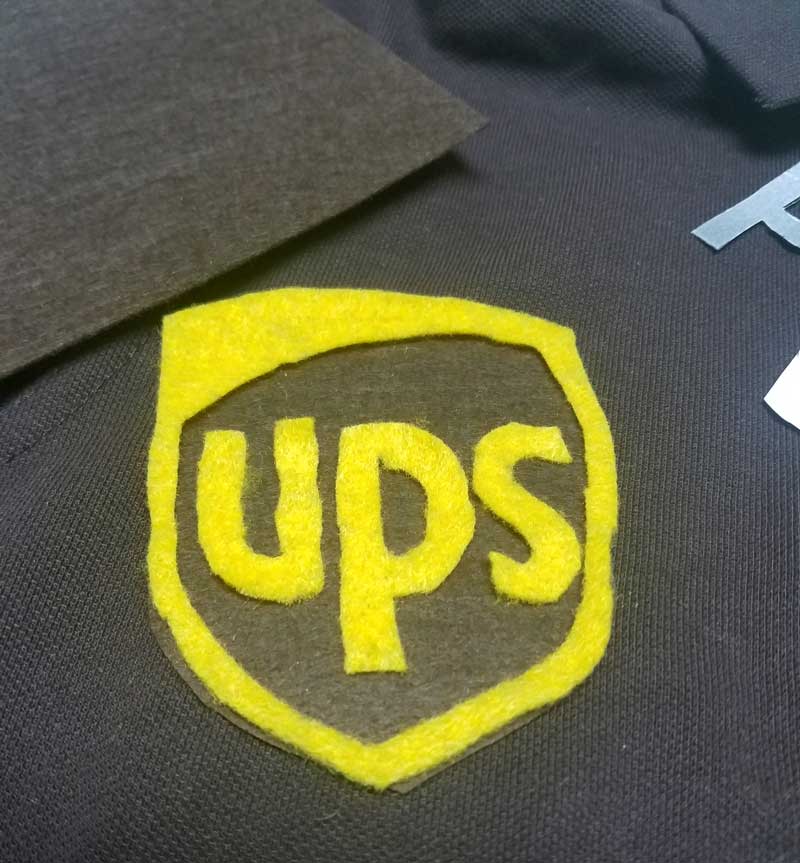 UPS Delivery Costume - DIY Real Clothing Costume * Moms and Crafters