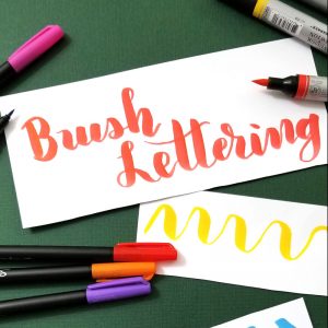 Brush Lettering Tutorial - 8 Tips & Techniques for beginners