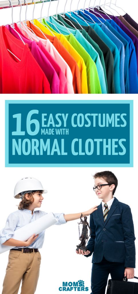 34 Easy Costumes With Normal Clothes Moms And Crafters 