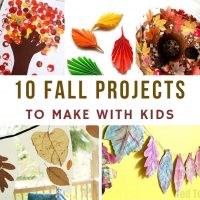 Fun Fall Projects to make with kids * Moms and Crafters