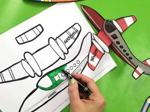 Easy Paper Airplane Templates to Print, Color, Craft, and fly!