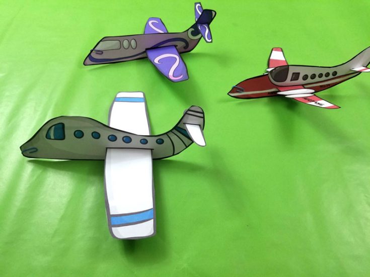 Easy Paper Airplane Templates to Print, Color, Craft, and fly!