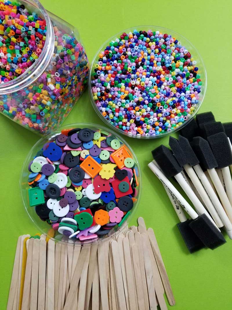 JHINTEMETIC Bulk Craft Accessories for Kids - Art Supplies for Children,  Toddlers, Classrooms, Large Assortment of Crafting Materials for School  Projects, DIY Activities-Promotes Creativity - Bulk Craft Accessories for  Kids - Art