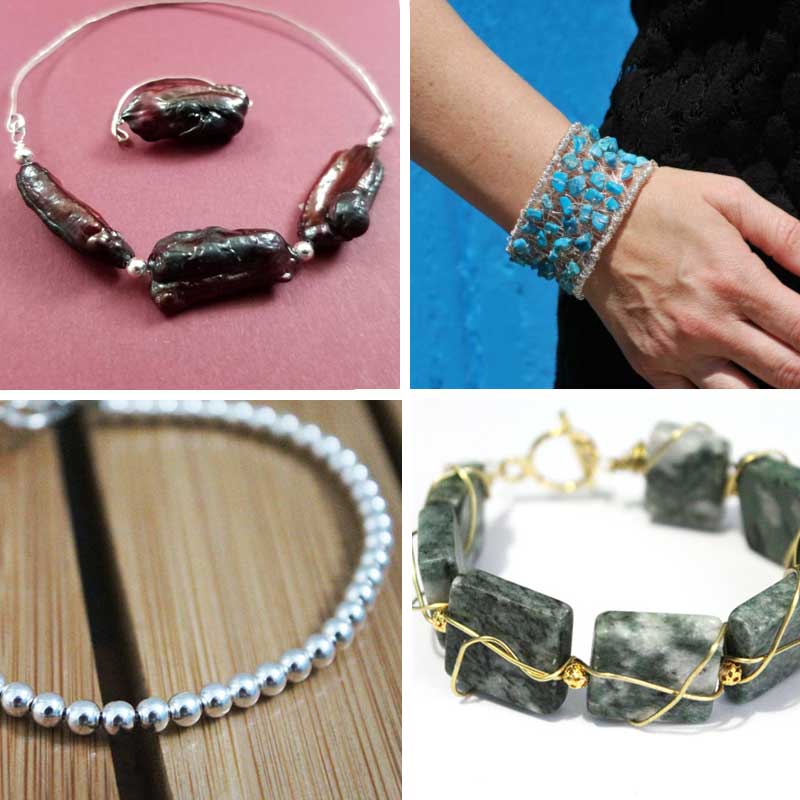 Memory wire bracelet - beginner's jewelry-making project 