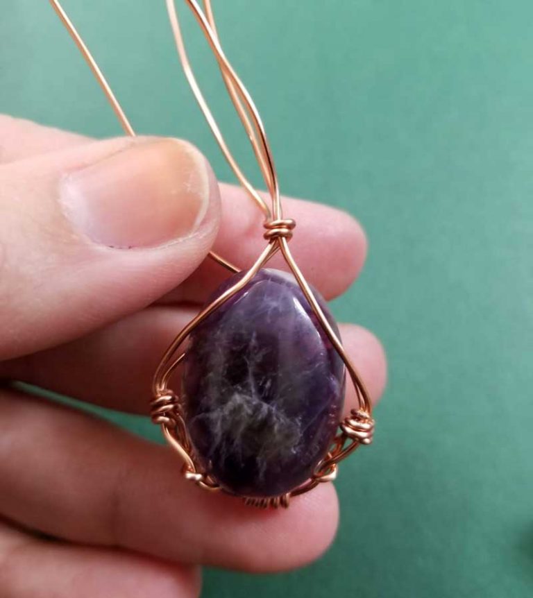 Wire Wrap Stone - How to Wire Wrap Stones Without Holes * Moms and Crafters