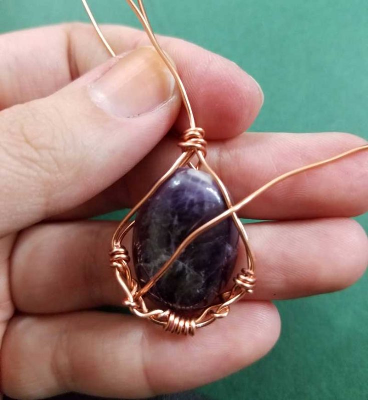 Wire Wrap Stone - How to Wire Wrap Stones Without Holes * Moms and Crafters