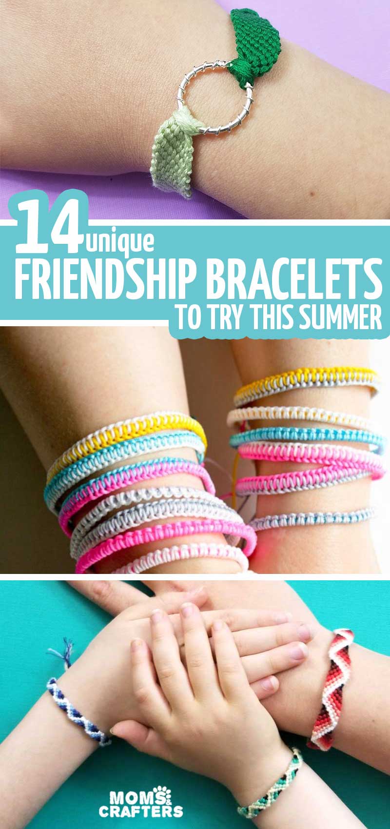 How to make easy friendship bracelets #31daysofactivities