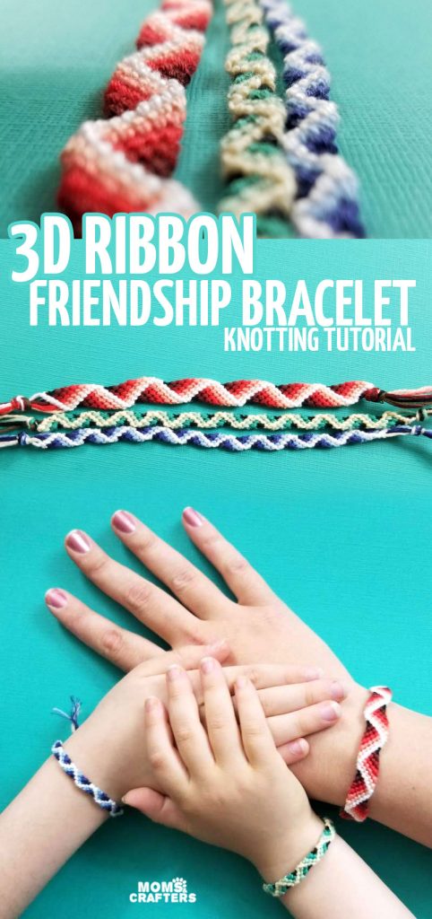 Zig Zag Friendship Bracelet Pattern with a 3D effect! * Moms and Crafters