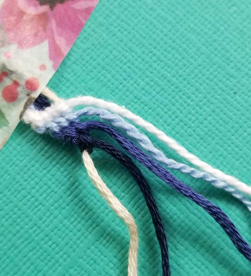 Easy Friendship Bracelet - Basic ZigZag * Moms and Crafters