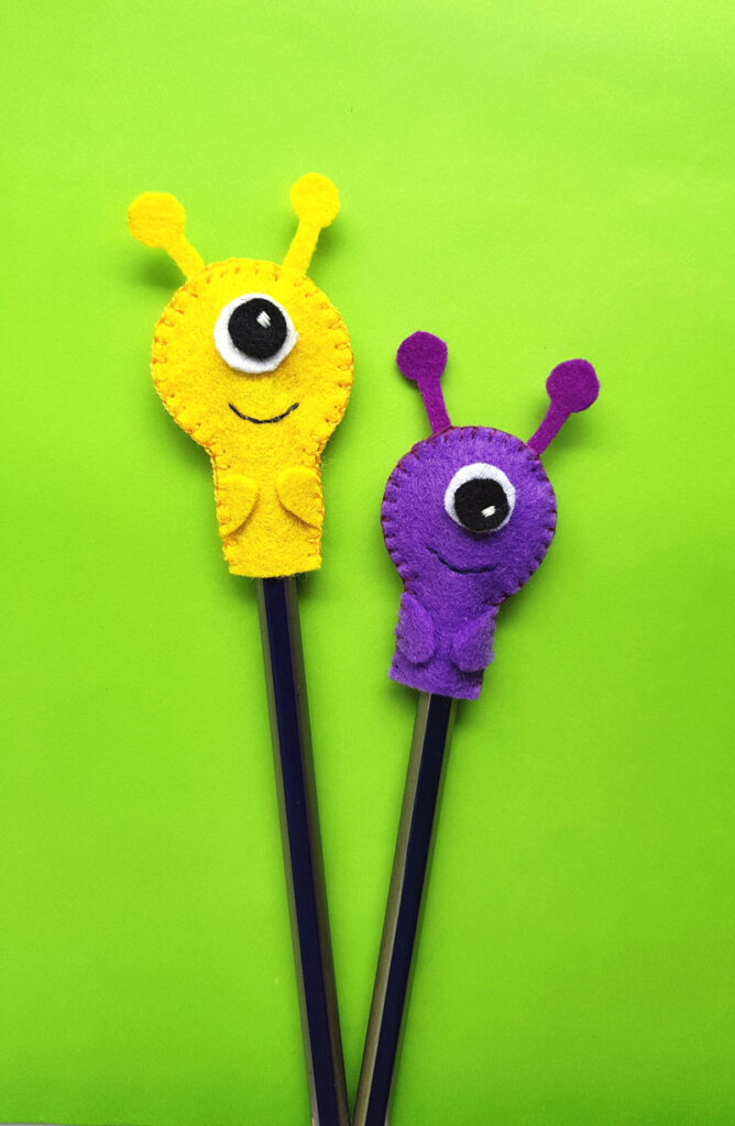 Monster Pencil Topper Craft - Free Printable Template for Kids