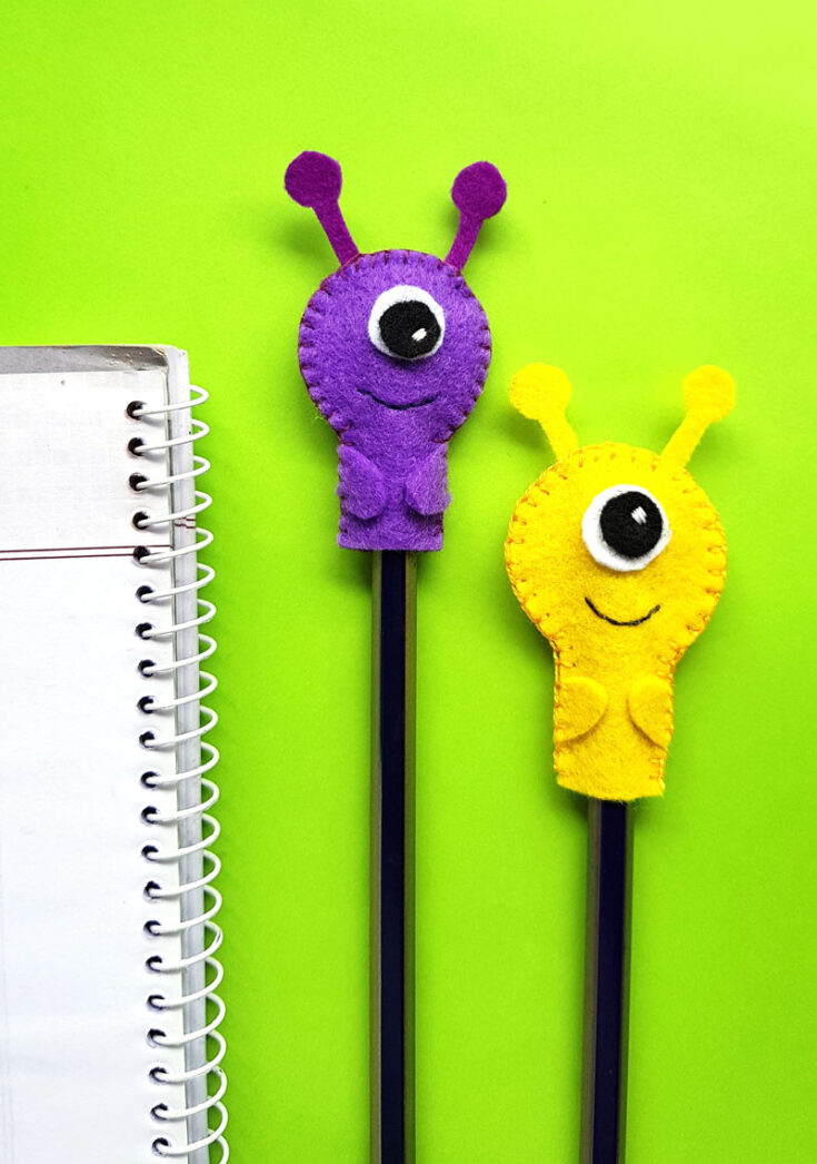 Monster Pencil Topper Craft - Free Printable Template for Kids