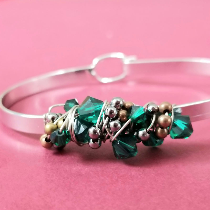 Wire bracelets tutorial, wire bangles, wire diy stackable bracelets,  #braceletsdiywrap