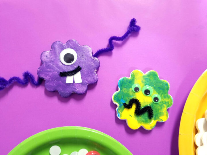 Monster Craft Invitation - Decorate Magnets! * Moms and Crafters