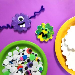 Monster Craft Invitation - Decorate Magnets! * Moms and Crafters