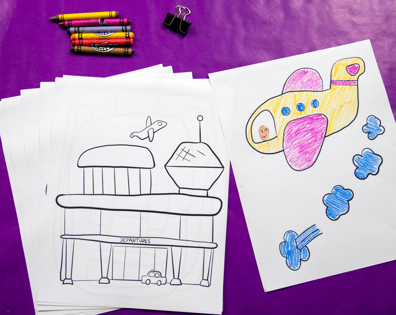 Airplane activity book for kids ages 4-8: A Fun Airplane Travel Activity  Book | Coloring Page, Dot Marker, Dot To Dot ,and so on । Activities to  Keep